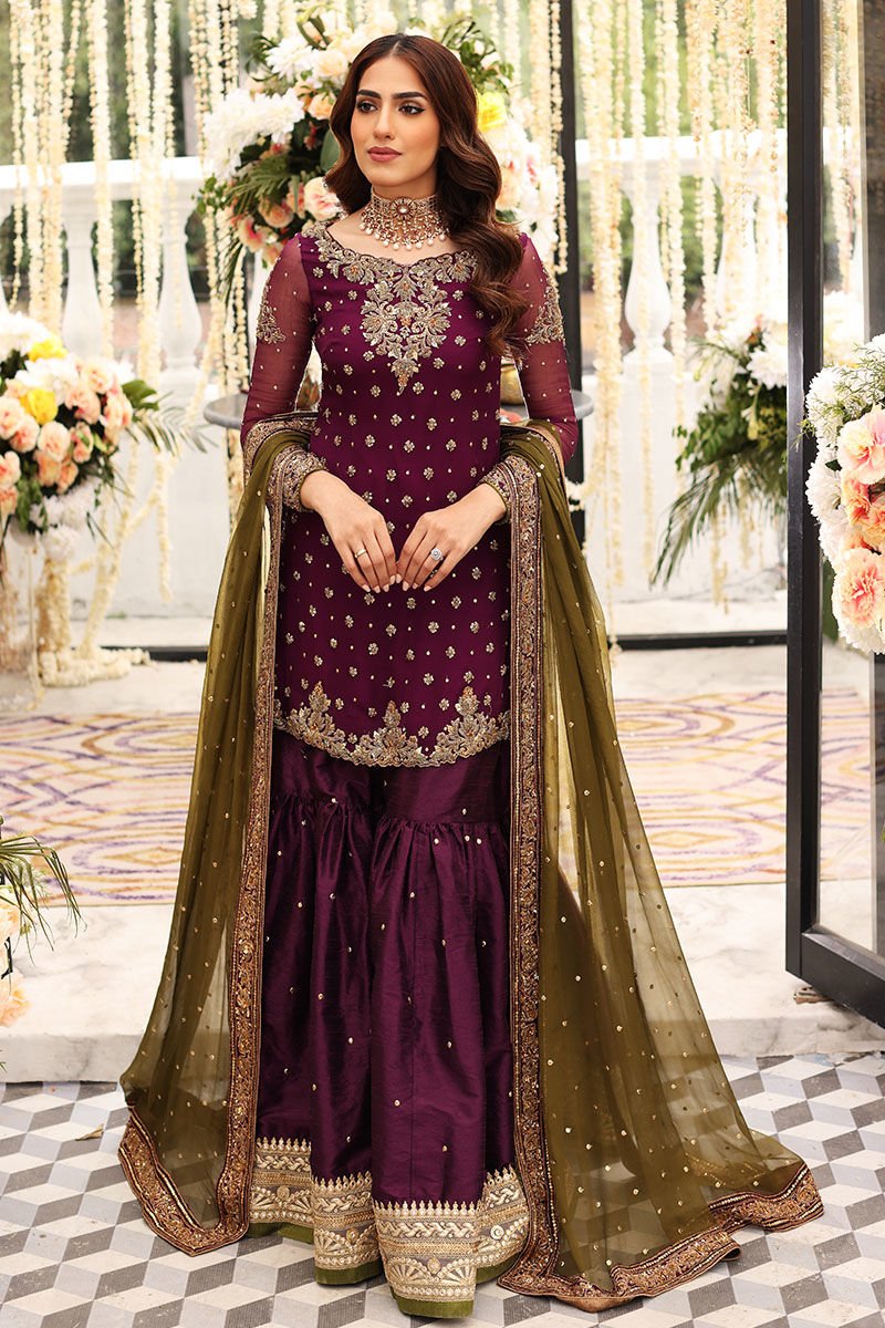 3 Piece Stitched Chiffon Suit - Ready to  Wear