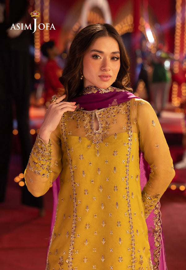 Luxury Organza Embroidered Suit