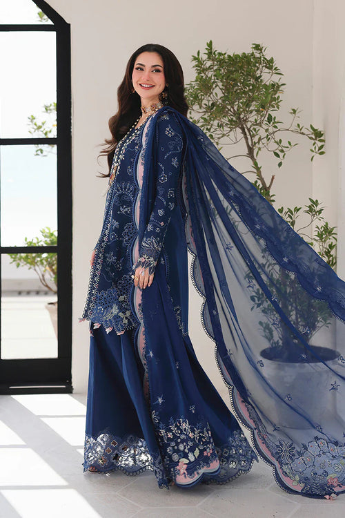 03-Piece Lawn Suit With Embroidery - Ready To Wear