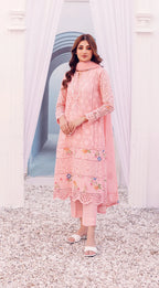 03 Piece Luxury Egyptian Lawn Suit - Ready  to  Wear