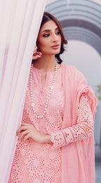 03 Piece Luxury Egyptian Lawn Suit - Ready  to  Wear