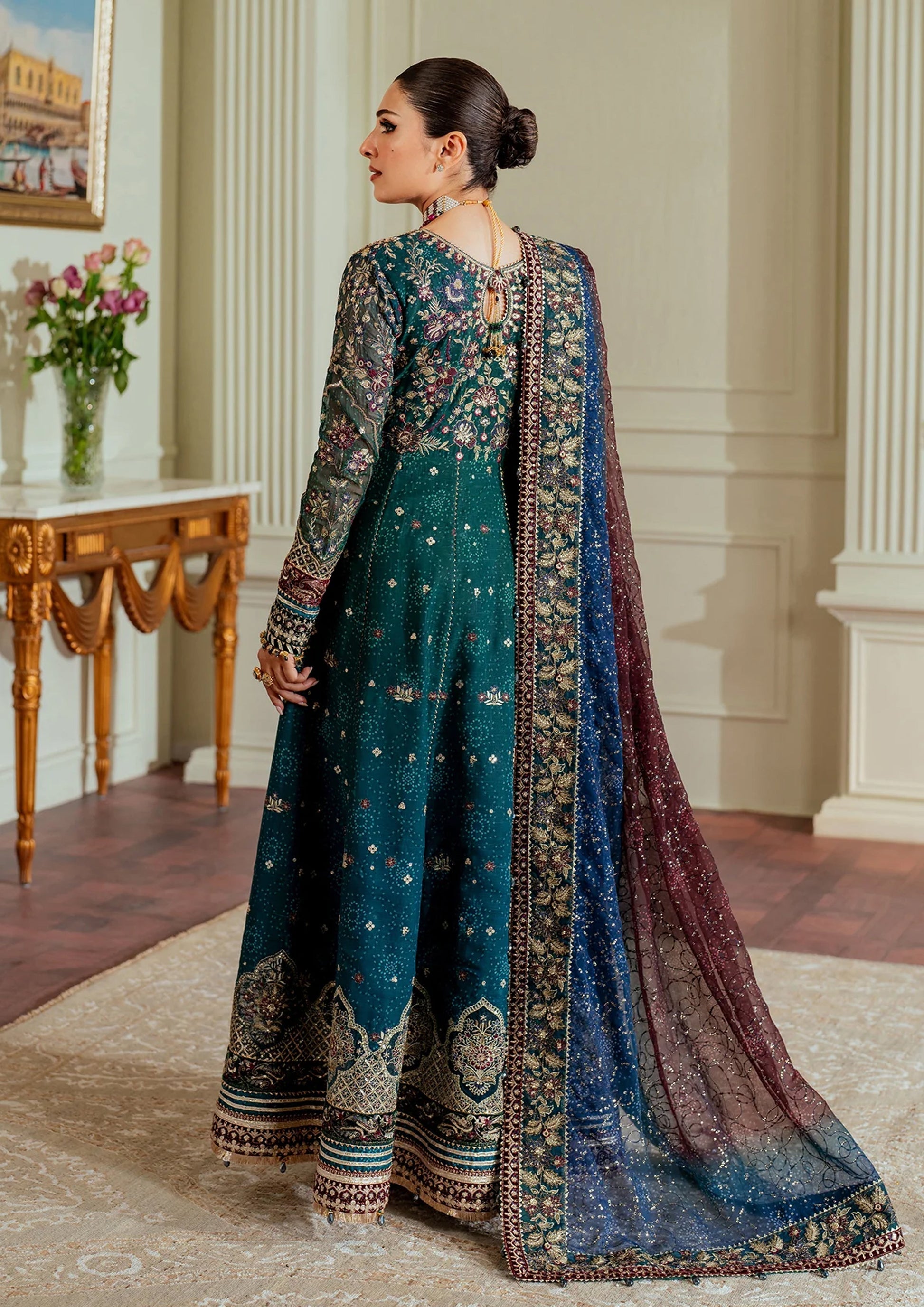 03 Piece Luxury Embroidered Chiffon  Suit - Ready to Wear