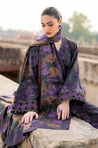 03-Piece Luxury Printed Lawn Suit - Ready  to Wear