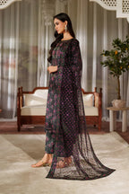 03-Piece Printed Lawn suit - Ready To Wear