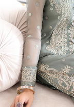3  Piece Stitched Chiffon Suit