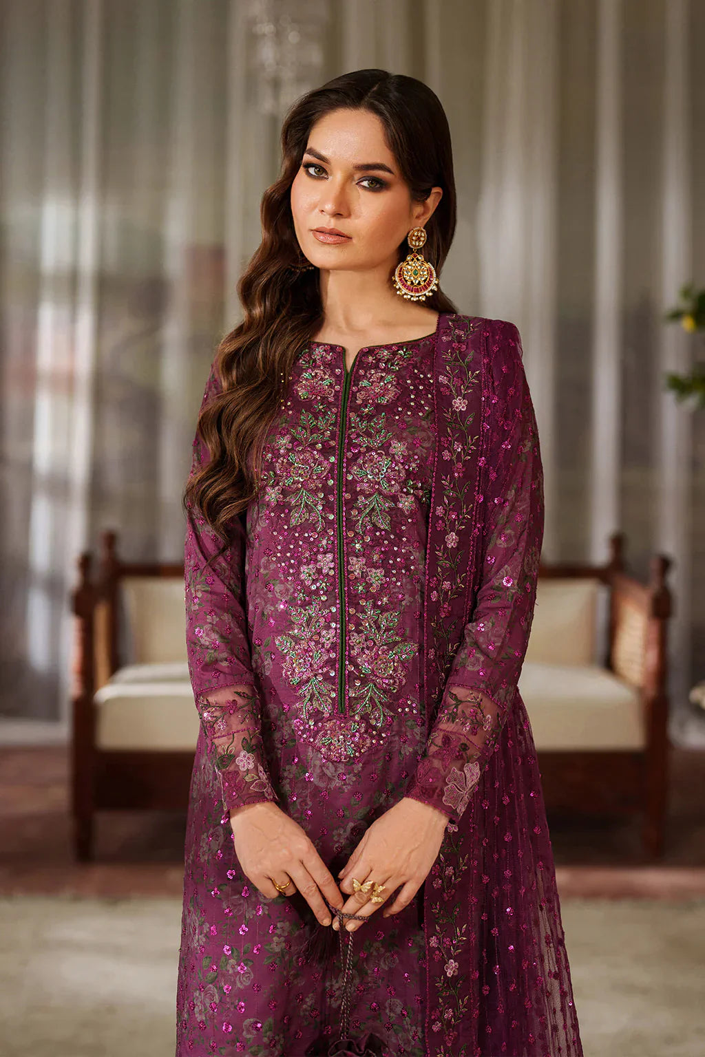 03-Piece Printed Lawn suit - Ready To Wear