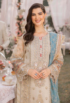 03-Piece Luxury Embroidered Chiffon Suit - Ready To Wear