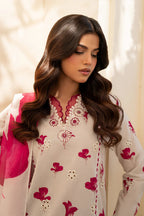 Borer Embroidered Printed Lawn 03-Piece Suit | Stitched