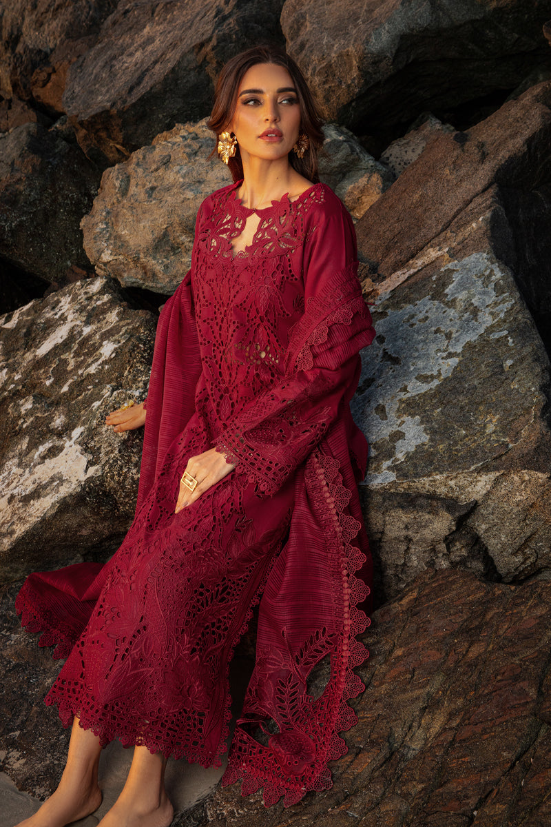3-Piece Lawn Fully Embroidered Dress Ready To Wear