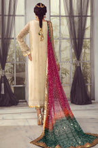 03  Piece  Chiffon Suit with Adda Work - Ready  To Wear