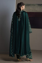 03-Piece Embroidered Cotton Suit - Ready To Wear