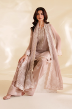 3 Piece Stitched Chiffon Suit - Ready To Wear