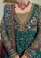 03 Piece Luxury Embroidered Chiffon  Suit - Ready to Wear