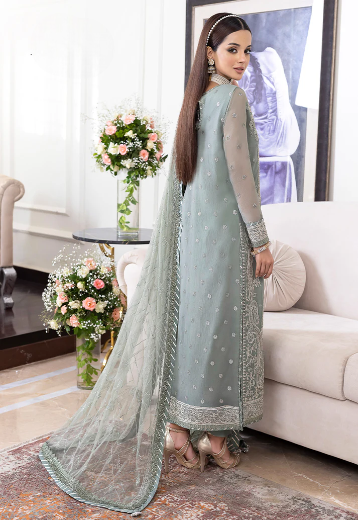 3  Piece Stitched Chiffon Suit