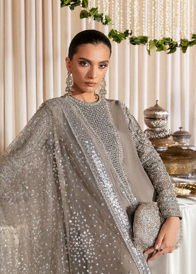 03 Piece Heavy Adda Work Raw Silk Suit - Ready  To Wear