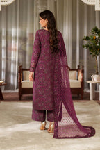 03-Piece Printed Lawn suit - Ready To Wear