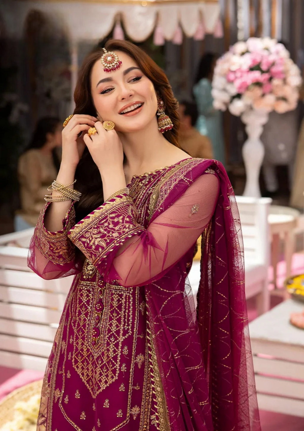 Chiffon Suit with Malai Trouser