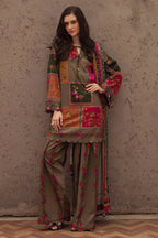 03-Piece Printed Lawn Suit - Ready To Wear