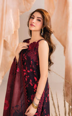 3 Piece Stitched Silk suit