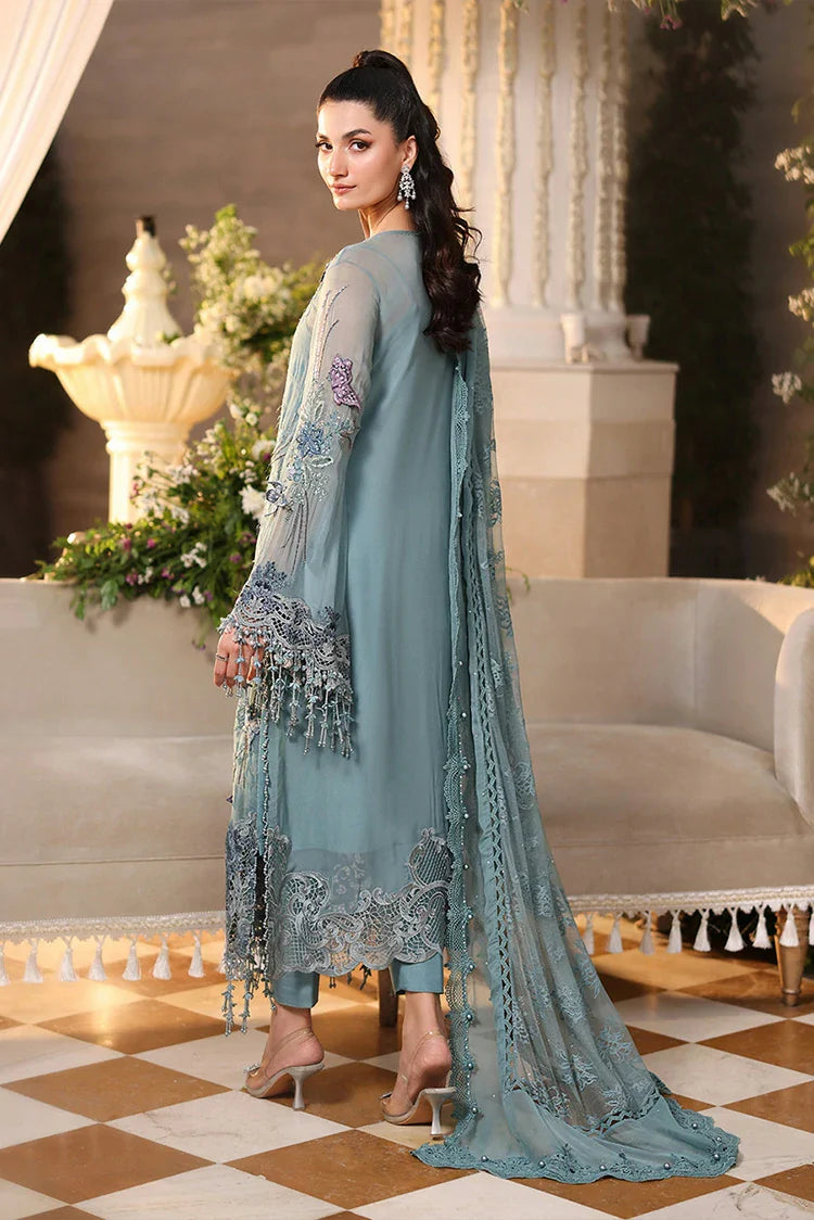 03-Piece Embroidered Chiffon Suit - Ready  To Wear