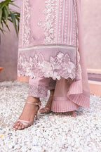 03 Piece Luxury Embroidered Chiffon Suit - Ready  to  Wear