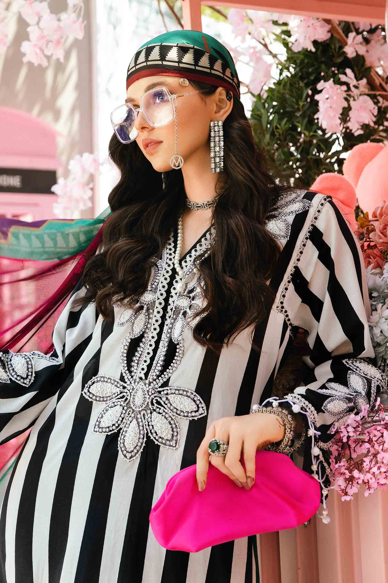 03-Piece Embroidered Printed Lawn Dress - Ready To Wear