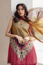 3 Piece Stitched Lawn Suit - Ready to Wear