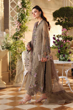 03-Piece Embroidered Chiffon Suit - Ready To Wear