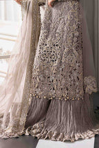 03 Piece Luxury Embroidered  Organza Suit - Ready To Wear