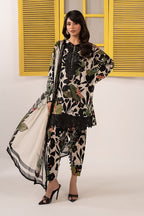 03-Piece Printed Lawn Suit - Ready To Wear