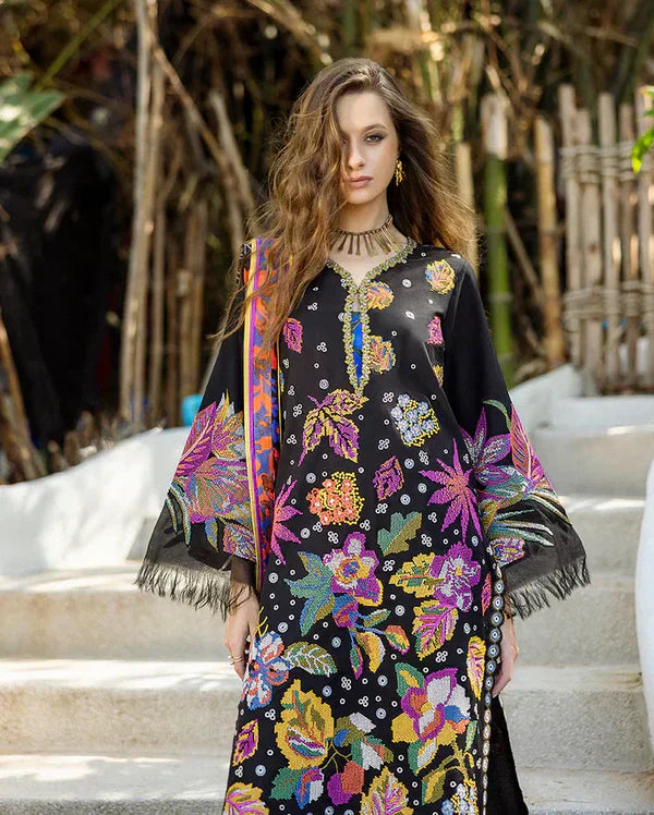 03-Piece Lawn Suit - Ready To Wear