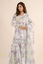 03-Piece Printed Lawn Suit - Ready To Wear
