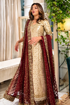 03 Piece Stitched Shimmer Adda Work Suit - Ready To Wear