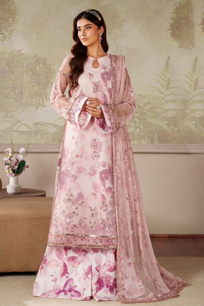 organza dress suit 3 Piece Embroidered Organza Suit