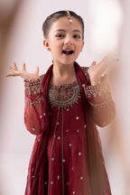 03 Piece Embroidered Chiffon Suit - Ready  To Wear