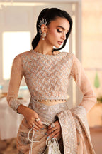 Sequin Embroidered Net Saree - Ready to Wear