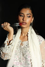 03 Piece Sequin Organza Suit - Ready To Wear