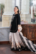 03 Piece Luxury Silk Suit - Ready To Wear