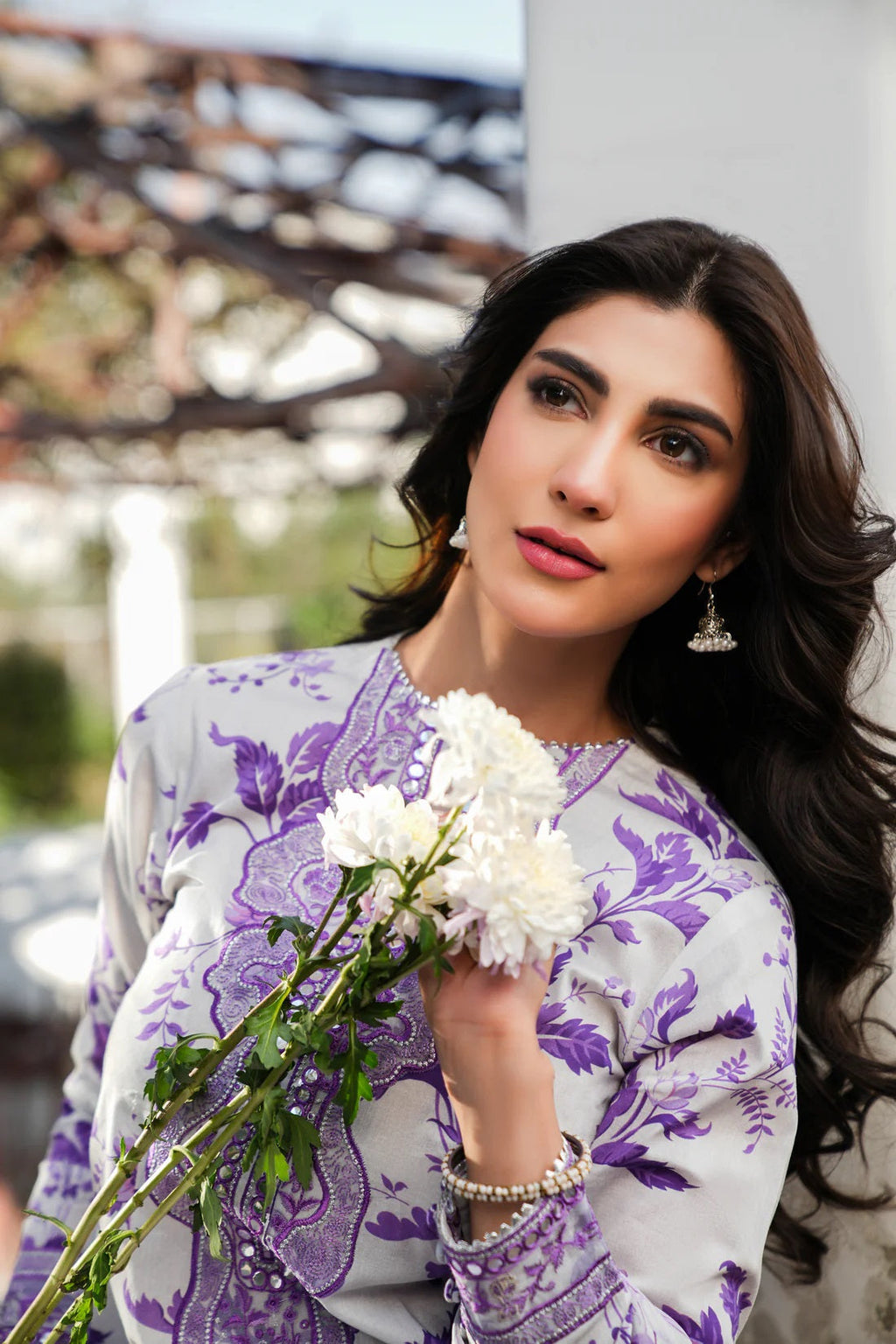 Luxury Lawn Embroidered 3 Piece Stitched Suit