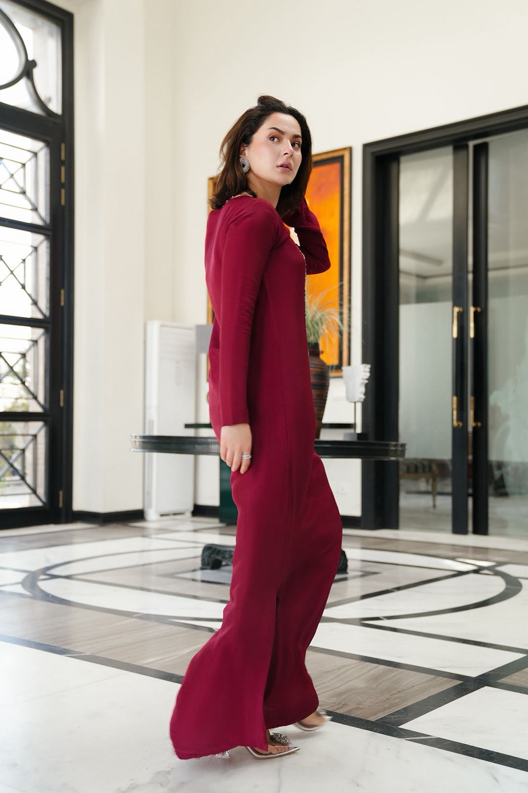 03-Piece Luxury Silk Suit - Ready  To Wear