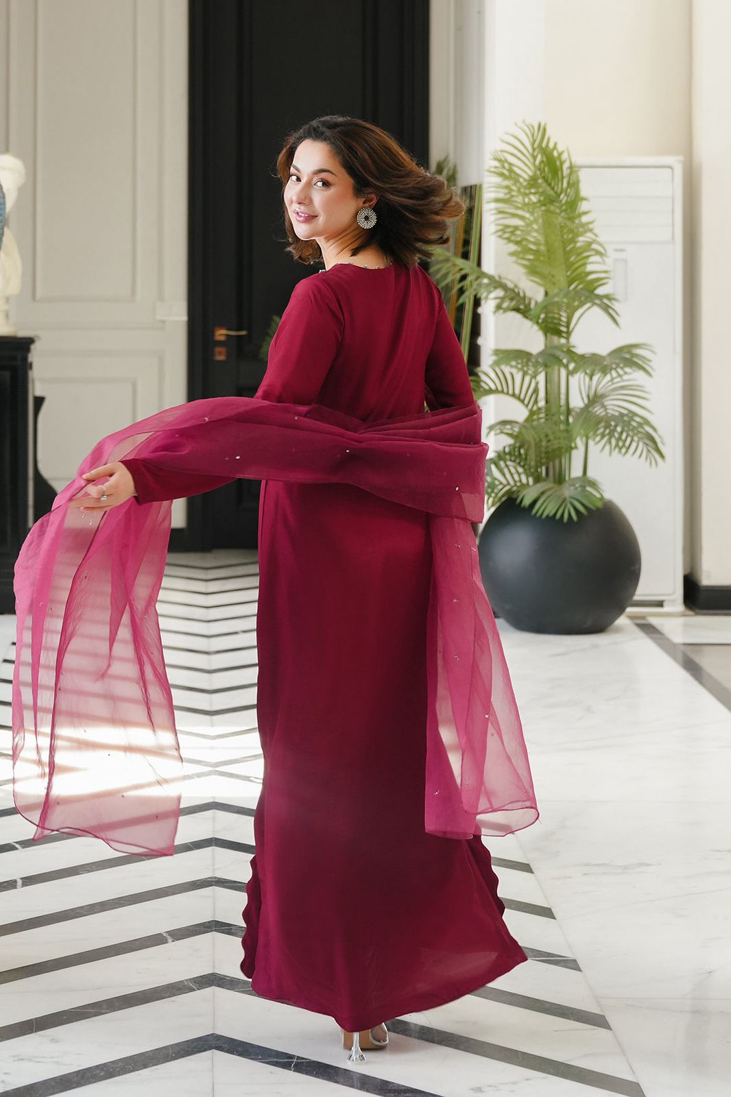 03-Piece Luxury Silk Suit - Ready  To Wear