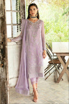 03-Piece Embroidered Chiffon Suit - Ready To Wear