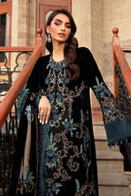 3 Piece Stitched  Velvet Suit - Ready to Wear