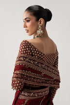 Luxury Embroidered Chiffon Saree - Ready To Wear