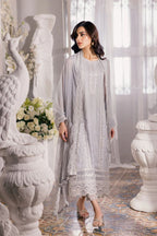 03 Piece Sequence Embroidered Chiffon Suit - Ready To Wear