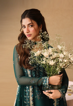 03 Piece Embroidery Chiffon Suit - Ready To Wear