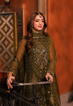 03-Piece Embroidered Chiffon Suit - Ready To Wear