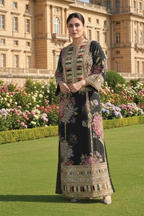 03-Piece Lawn Suit With Embroidery - Ready To Wear