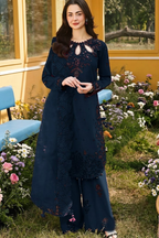 03-Piece  Embroidered Chiffon Suit - Ready To Wear