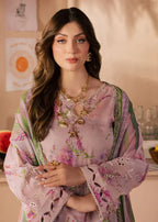 3 Piece  Stitched Lawn Suit - Ready to  Wear
